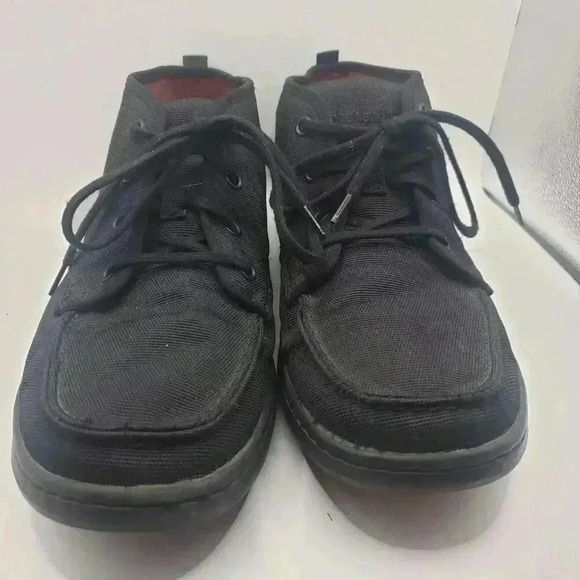 Timberland Black Fabric Chukka Boots Men's US 10.5 Mesh Lace Up Casual shoes - Picture 4 of 7